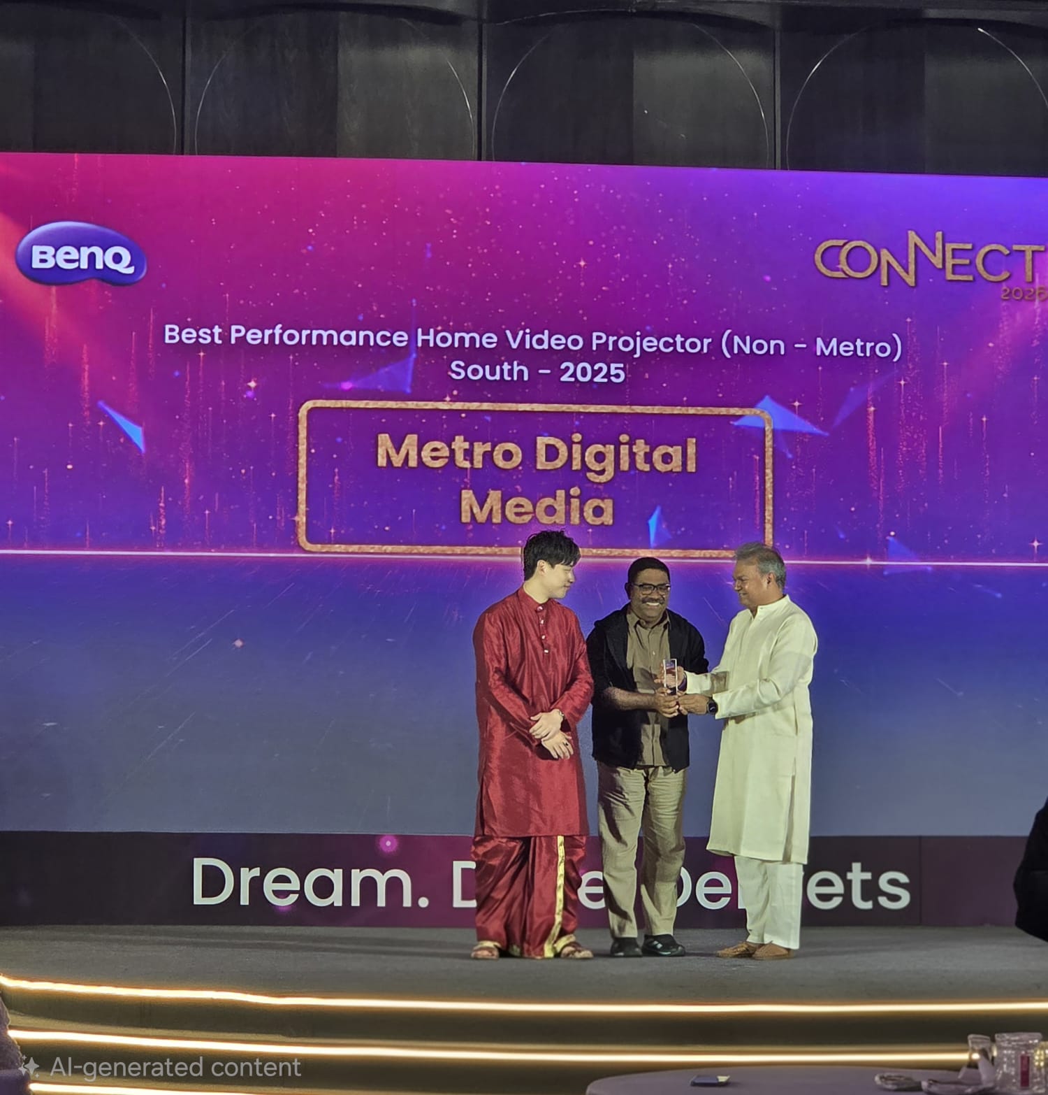 Metro Digital Media won the Best performance in Home theatre Projector